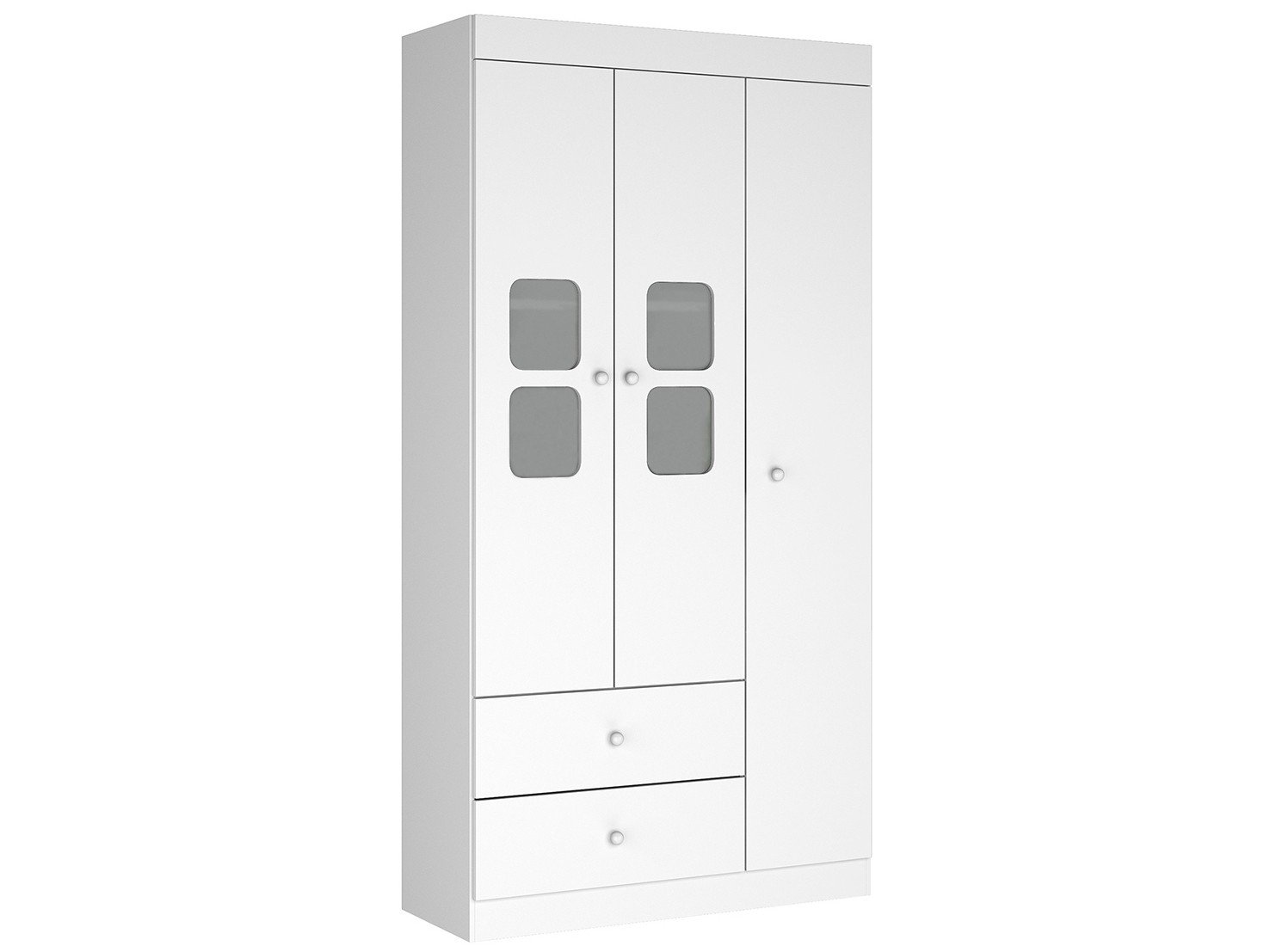 imagem de Guarda-roupa Infantil 104cm - Branco - 1241117